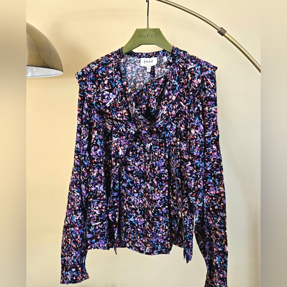 NWT JOIE Women's Multicolor Floral Top Size:XS